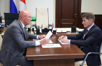 Губернатор Приморья встретился с вице-премьером России Дмитрием Чернышенко