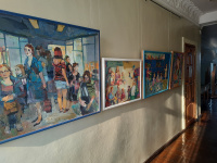 В Детской школе искусств открыта персональная выставка преподавателя Дарьи Лихошерст