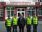 Сотрудники полиции совместно с членами ДНД провели профилактический рейд на территории города Арсеньева 