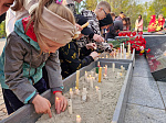 Акция "Свеча памяти" прошла 7 мая на площади возле обелиска Славы