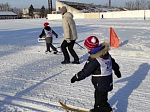 Соревнования по метанию снежков и лыжным гонкам - среди воспитанников детских садов города