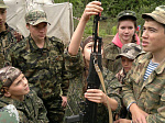 Летом курсанты военно-патриотической организации Спецназ приняли участие в полевых сборах