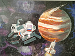 Учащиеся художественного отделения Детской школы искусств подготовили выставку рисунков «Космос рядом»