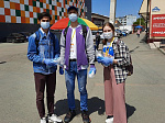 Защитные маски раздали жителям Арсеньева 