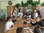 В праздник Благовещения Пресвятой Богородицы молодогвардейцы вместе с представителями Арсеньевской епархии побывали в центре «Ласточка»
