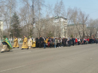 1 апреля в Арсеньеве прошел традиционный Крестный ход в честь православного праздника – Входа Господня во Иерусалим (Вербное воскресенье)