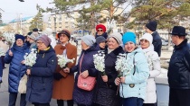 19 марта на площади Дворца культуры "Прогресс" прошло мероприятие, посвященное седьмой годовщине присоединения Крыма к России