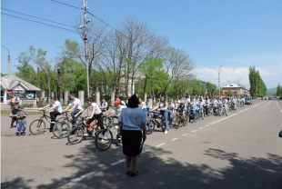 Школьники города приняли участие в велопробеге Безопасное колесо