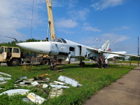 В Дальневосточном музее авиации идет реставрация нового экспоната -  Су-24