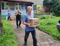 Автобус с грузом гуманитарной помощи отправился сегодня, 24 августа, из Арсеньева в Спасский район