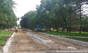 В Арсеньеве стартовал второй этап благоустройства парка «Восток» по проекту «Формирование комфортной городской среды»