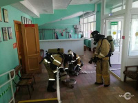 Спасатели провели тренировочные пожарно-тактические занятия в арсеньевской Детской школе искусств