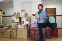 15 ноября из Арсеньева для детей Луганской и Донецкой областей отправлены новогодние подарки