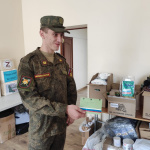 Гуманитарная помощь от жителей села Мельничное – для военнослужащих Приморья