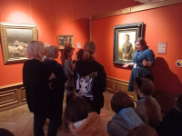 Юные художники посетили выставку Ильи Репина 