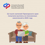 5,5 тысяч жителей Приморского края получили выплаты из пенсионных накоплений в 2023 году