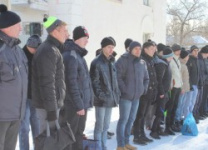 Первая группа призывников в рамках осеннего призыва отправилась служить в Вооруженные силы России