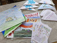 Дети передали подарки бойцам ко Дню защитника Отечества