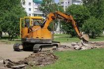 В Арсеньеве начались работ по благоустройству парка «Восток» в рамках проекта «Формирование комфортной городской среды»