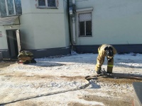 Пожарные Арсеньева провели учения в городской больнице 