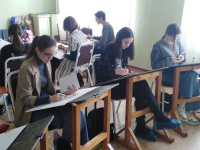 ﻿15 марта в Детской школе искусств прошла школьная олимпиада по рисунку среди учащихся художественного отделения