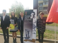 7 мая на улице Калининской работал музей под открытым небом «Страницы бессмертной славы»