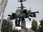В Арсеньеве установлен монумент вертолету Ка-50