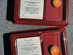 Учащиеся кадетского класса школы № 8 Илья Булгаков и Константин Снитко награждены нагрудным знаком МЧС России «Юный спасатель»