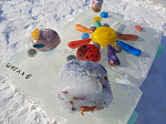 Участники конкурса ледяных фигур представили свое творчество   