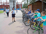 100 школьников города Арсеньева приняли участие в велопробеге «Безопасное колесо-2017»