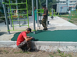 Продолжается оборудование детских и спортивных площадок по проекту «1000 дворов Приморья» 
