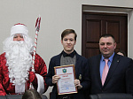 Школьники города приняли участие в новогоднем приеме главы Арсеньевского городского округа А.А. Дронина