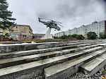 Площадь ДК «Прогресс»: реконструкция продолжается