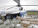 Техника холдинга Вертолеты России оказывает помощь пострадавшим от тайфуна