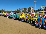 Городская детская спартакиада, посвящённая Дню города, среди дошкольных образовательных организаций прошла  на стадионе "Восток"