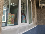 Волонтёры Дворца культуры «Прогресс» участвуют в акции «Окна Победы»