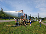 В Дальневосточном авиационном музейно-выставочном центре продолжаются работы по реставрации нового экспоната