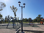 В парке «Аскольд» завершен монтаж системы освещения
