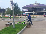 В сентябре силами МБУ «Специализированная служба Арсеньевского городского округа» продолжаются работы по благоустройству города 