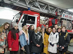 Школьники Арсеньева побывали в гостях у пожарных