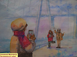 Выставка "Зима снежная" - в Детской школе искусств