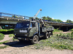 В Арсеньеве начались работы по устройству объезда аварийного моста